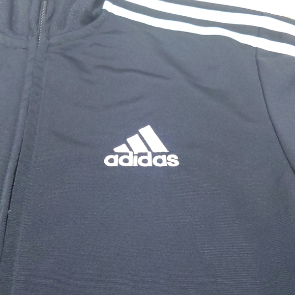 Adidas Primegreen Tracksuit Jacket Men's Black 34/36 Small Full Zip Firebird - Picture 6 of 15